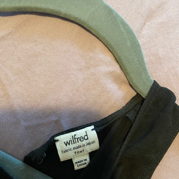 Wilfred black tank top open back side zipper - Picture 3 of 3